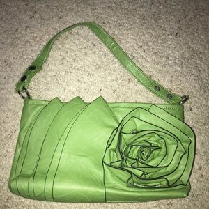 NWOT Green Faux Leather Purse